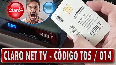 erro por favor insira smart card net codigo t07|Entenda e Resolva Erros de Código da Claro TV+! .